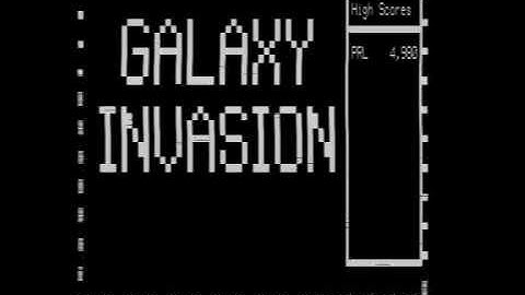 Microworld Microbee game Galaxy Invasion