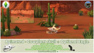 Bakies The Sims 4 Custom Content: Animated - Cowplant Skull + Eagle VFX