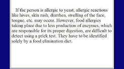 Symptoms of  Yeast  Allergy - You Must See It
