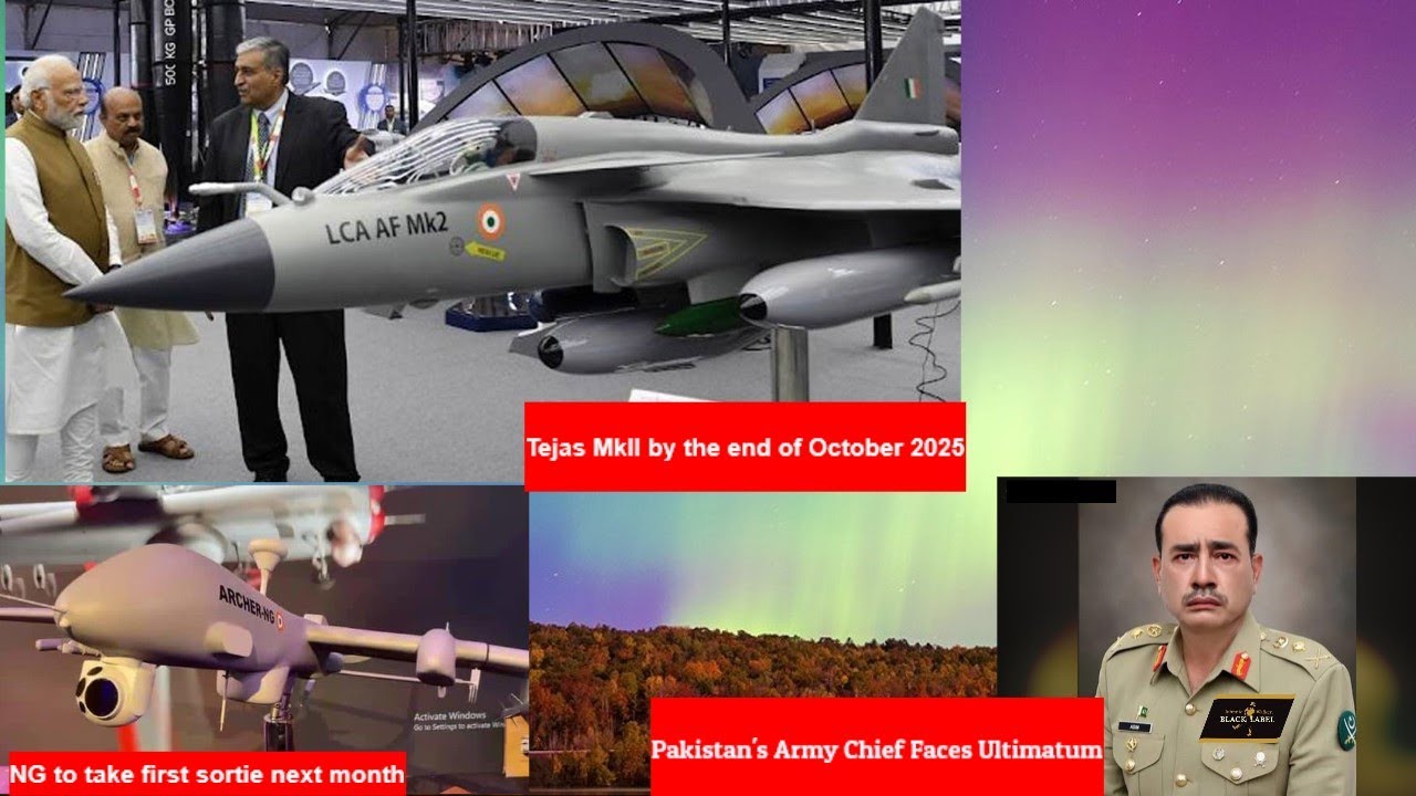 LCA Mk 2 Oct 2025 I Archer NG weaponized I Pakistan's army chief resign or risk military coup