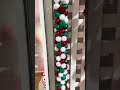 Raz 5' Red, Green, and White Christmas Ball Garland G4532821