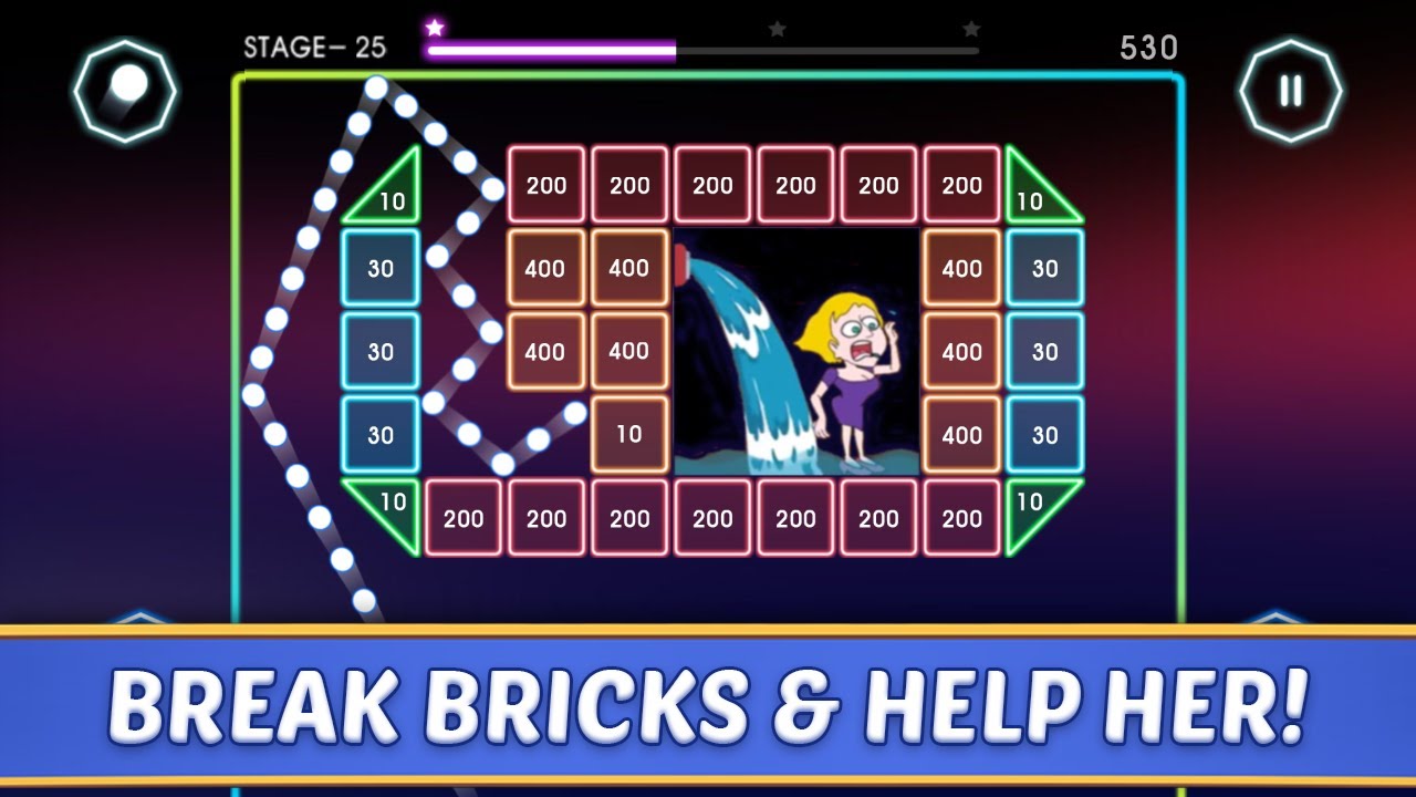 Bricks Breaker Fun MOD APK cover