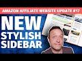 New Stylish Sidebar 😍😍+ latest EARNINGS & TRAFFIC numbers - Affiliate Marketing Website Update #17