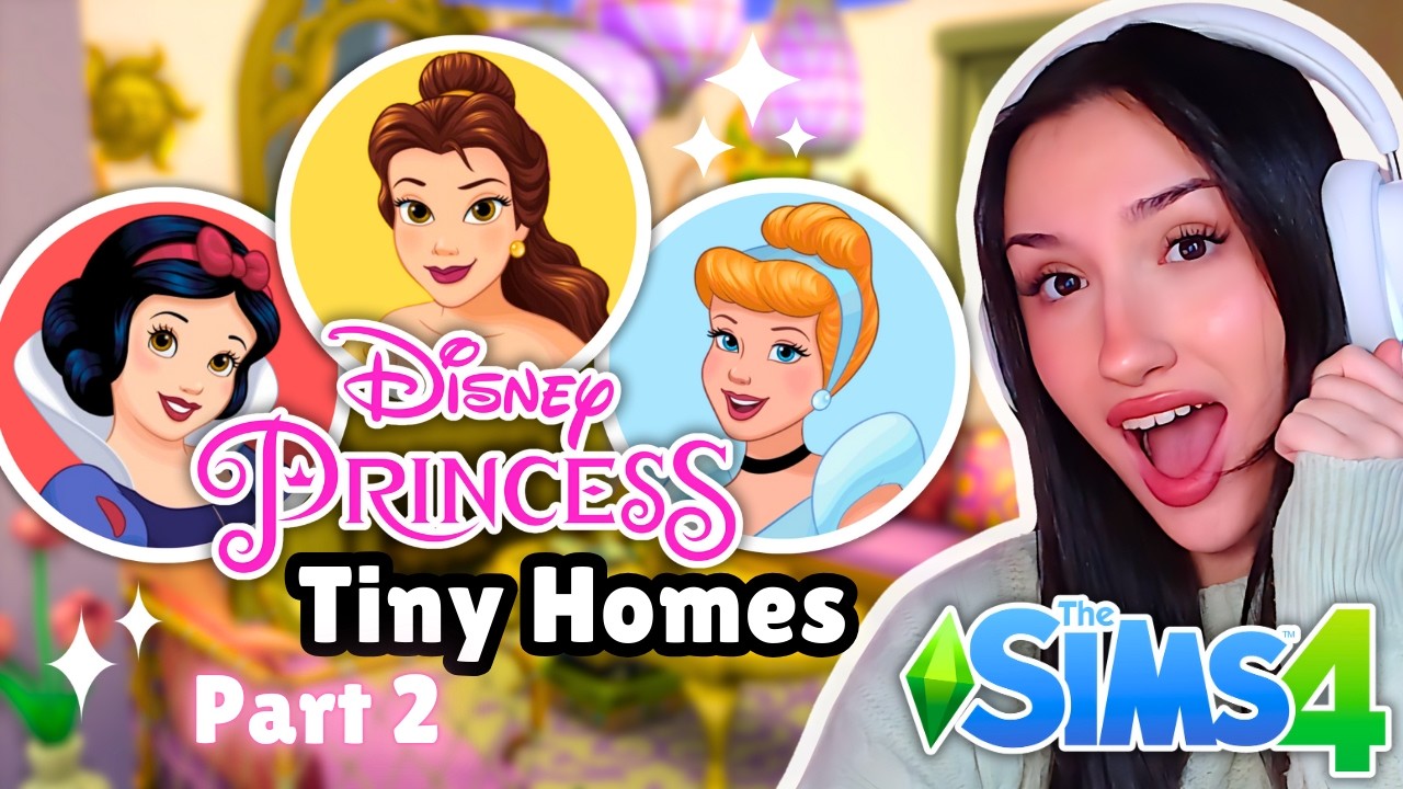Украшаем интерьеры наших крошечных домов ПРИНЦЕСС ДИСНЕЙ в The Sims 4