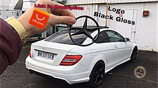 Liseret de jante sur mesure sur cette Mercedes A35 amg Kit aéro 