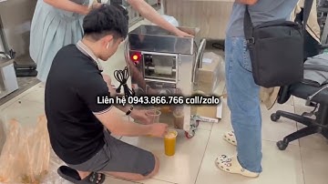 Review máy ép chanh tắc Tấn Phát có bị đắng nước không