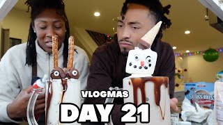 We made Our Own CHRISTMAS SHAKES! | VLOGMAS DAY 21