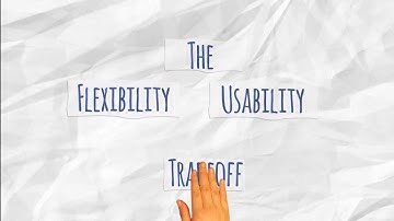The Flexibility-Usability Tradeoff