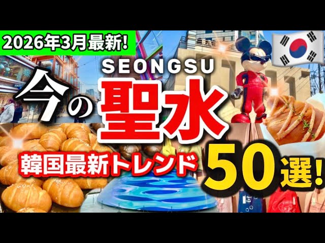【韓国ソウル】今の聖水 ソンス見ないと損‼️3月新情報!最新オープン完全ガイド50選!人気韓国カフェ巡り! 聖水おすすめ韓国トレンドと穴場スポット!🇰🇷韓国ソウル旅行者必見‼️