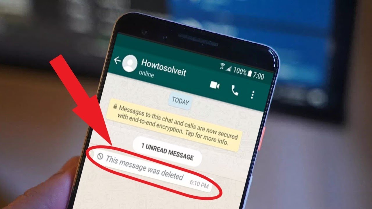 how to check deleted messages
