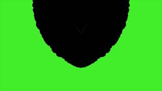 Black Circle Wipe Transition Green Screen Alpha Overlay Effect | Chroma Key Background #greenscreen