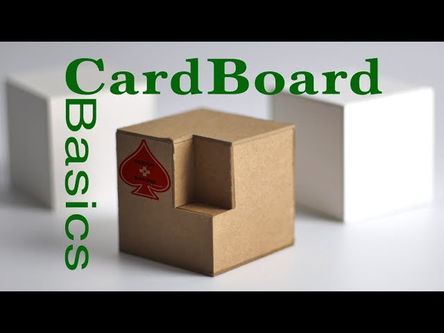 CardBoard Basics Tutorial Guide Chip/Matte Board model making: modeling for Designers u0026 Architects class=