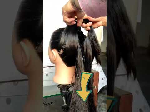 Simple Ponytail Hairstyle | Cute Simple Hairstyle | Short Hair | Hairstyle #shorts #youtubeshorts