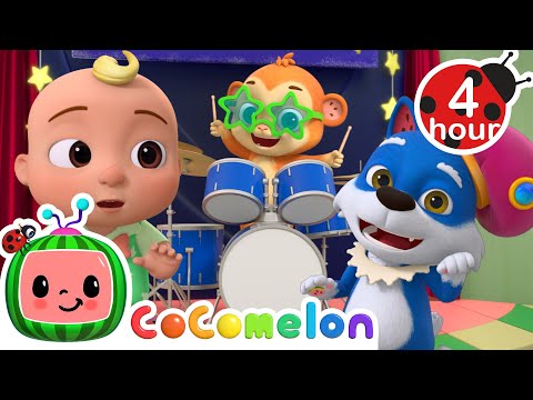 What's Your Name Song + 4 Hours of Cocomelon Animal Time | Cartoons for Kids| Mysteries with Friends