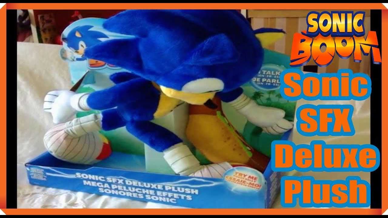 sonic boom deluxe plush