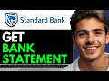 HOW TO GET BANK STATEMENTS ON STANDARD BANK APP (2024) FULL GUIDE