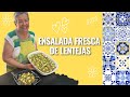 Ensalada de lentejas fría  /  La Cocina Tabasqueña de Mamá Lupe