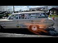 Insane Burnout And A Wheely By A Stationwagon.