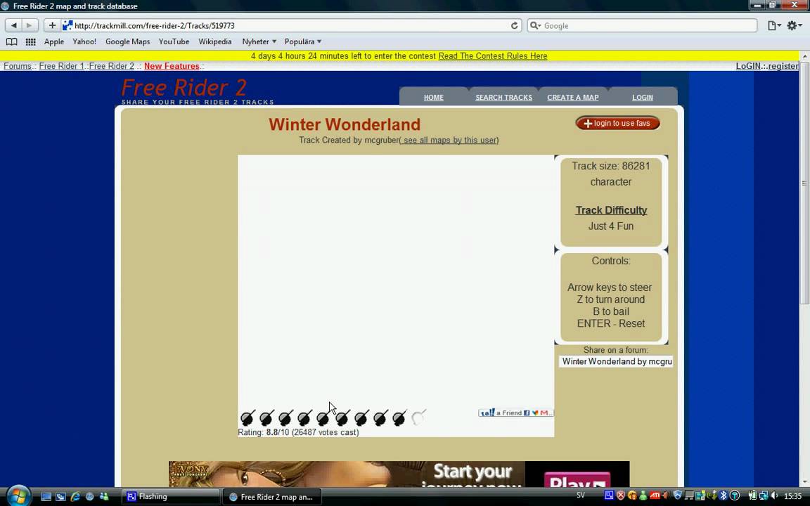 Free Rider Database How to play Free Rider 2 with all maps and track database - YouTube