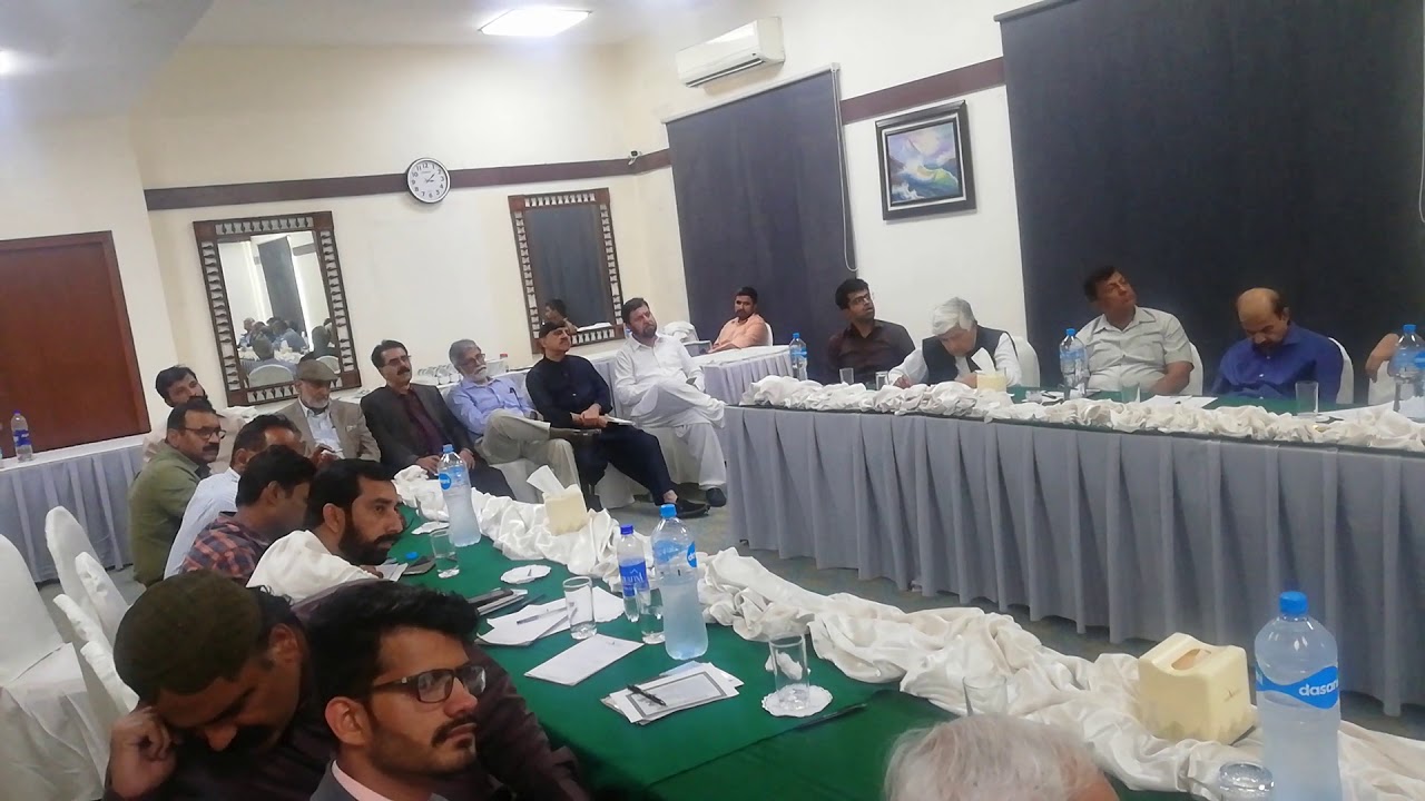 Guest speaker Prof. Mushtaq Mirani Consultative Dialogue on burning issues of Sindh by Sindh Vision