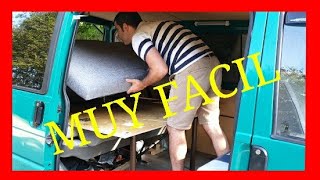 CAMPER VAN BED |  VERY EASY |