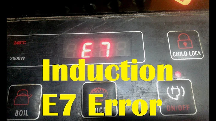 E7 Error in Induction cooker | How to repair E7 Error in induction cooktop |E7 problem in induction