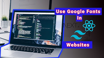 How to use Google fonts in React js, Tailwind CSS Website || React Js || Tailwind CSS || NextJs