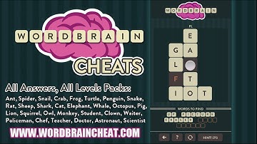 WordBrain Squirrel 4 Cheats | WordBrain Cheats | Squirrel 4 Answer
