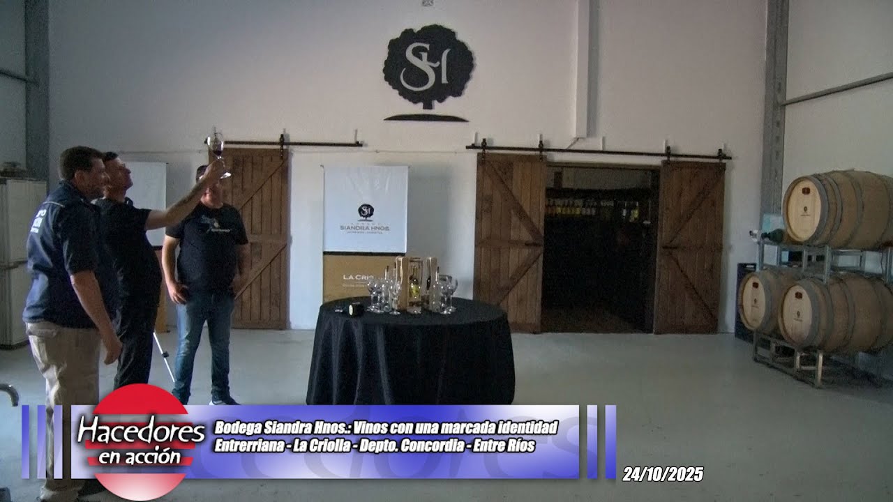 Vinos con una marcada identidad entrerriana -  Edgardo y Ivan Siandra
