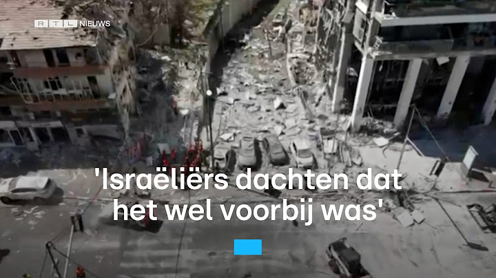 Olaf Koens na raketaanvallen in Israël | RTL Nieuws
