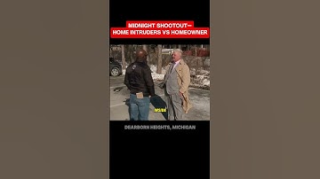 He woke to Armed Intruders & Security Video Showed Midnight Gunfight #shorts #court #truestory