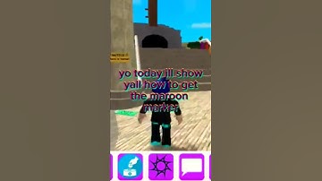 How to get the Maroon Marker in Roblox |Find the Marker #roblox