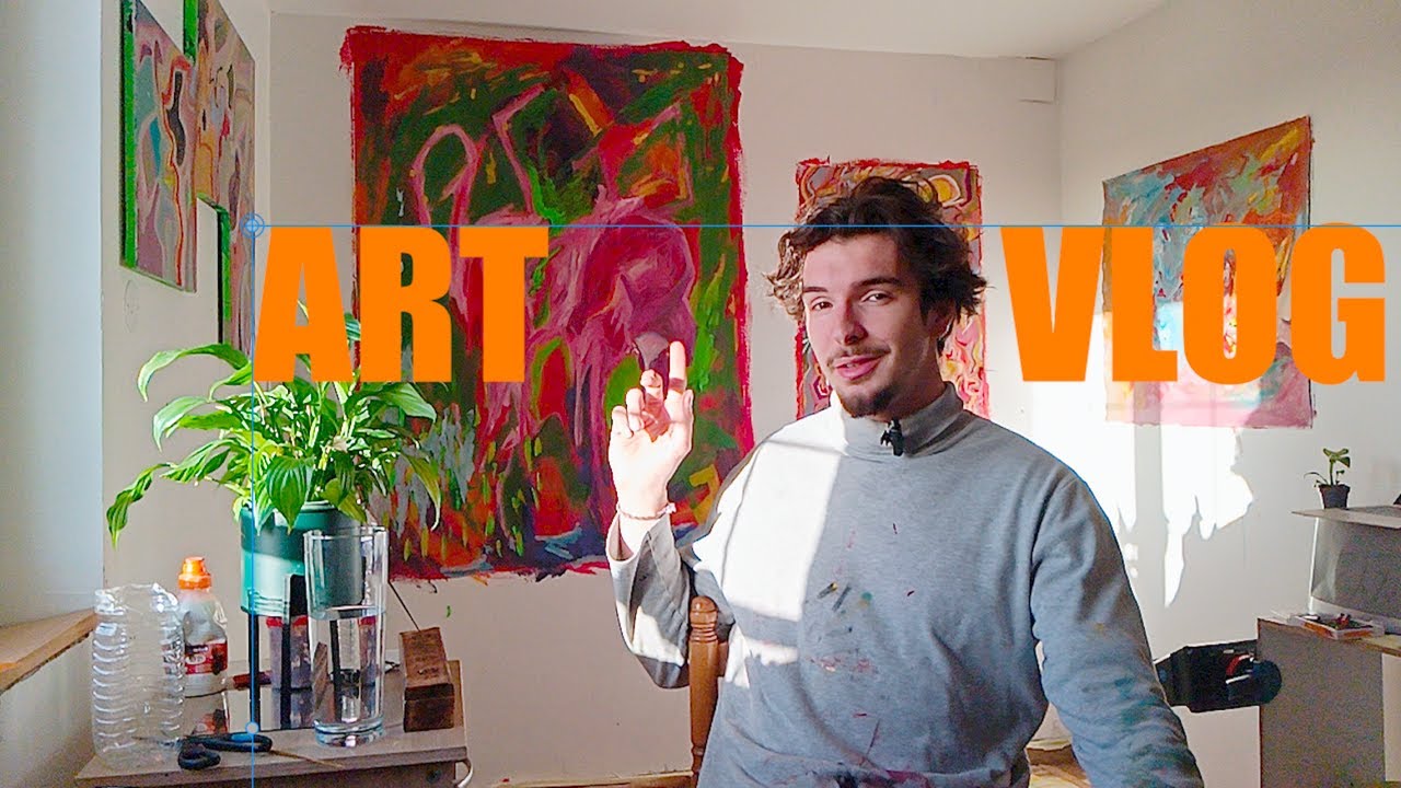 Back to the painting studio (ART VLOG 2) - YouTube