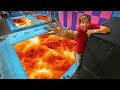 Floor Is LAVA At Super Trampoline Park! *Famous YouTubers*