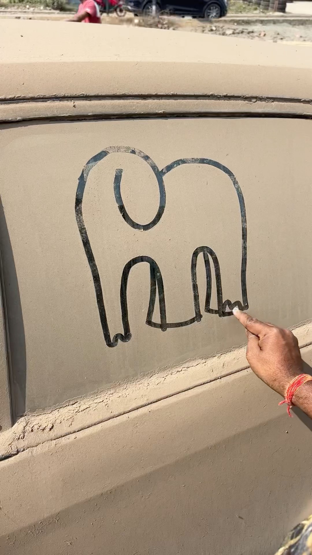 Draw a elephant using nn #art #shorts