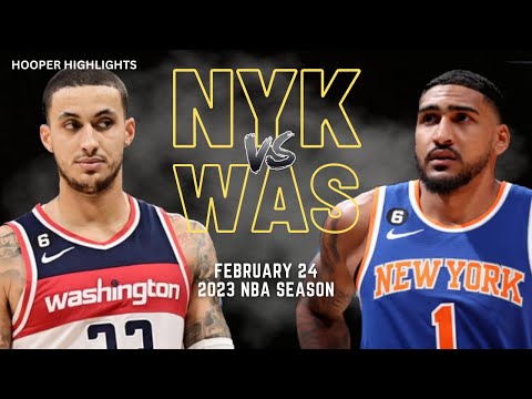 New York Knicks vs Washington Wizards Full Game Highlights | Feb 24 | 2023 NBA Season