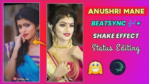 Anushri Mane beat sync + Shake Effect Status Editing || alight motion video editing | tadap tadap ke