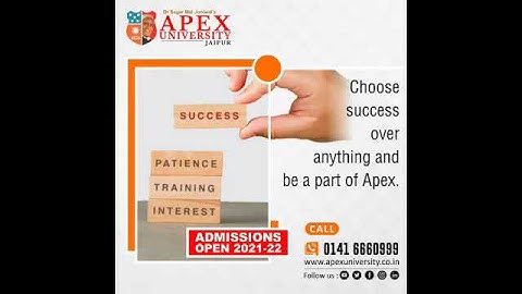 Education at Apex | Want to get admission at Apex University? | Apply Now