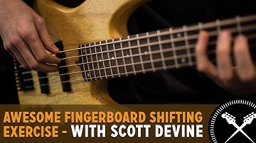 Awesome Fingerboard Shifting Exercise For Bass Players /// Scott’s Bass Lessons