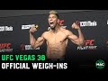 UFC Vegas 38 Official Weigh-Ins: Kevin Holland brings up OnlyFans to commissioner