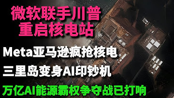重磅！微软联手川普重启核电站，Meta亚马逊疯抢核电，三里岛变身AI印钞机！ 万亿AI能源霸权争夺战已打响！这只被遗忘的能源股要涨20倍？再不上车就晚了！