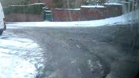 First Huddersfield Dennis Dart Plaxton Pointer 2 R341 HYG 40868 On 327 Snow