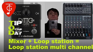Come trasformare la vostra loop station passando da uno a più canali e registrare più strumenti.