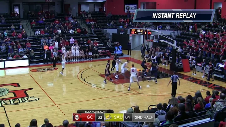 Chad Hoffer - Game winner (Grace Basketball vs Spr...