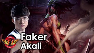 SKT1 Faker Akali. Разбор игры с корейского чалика.