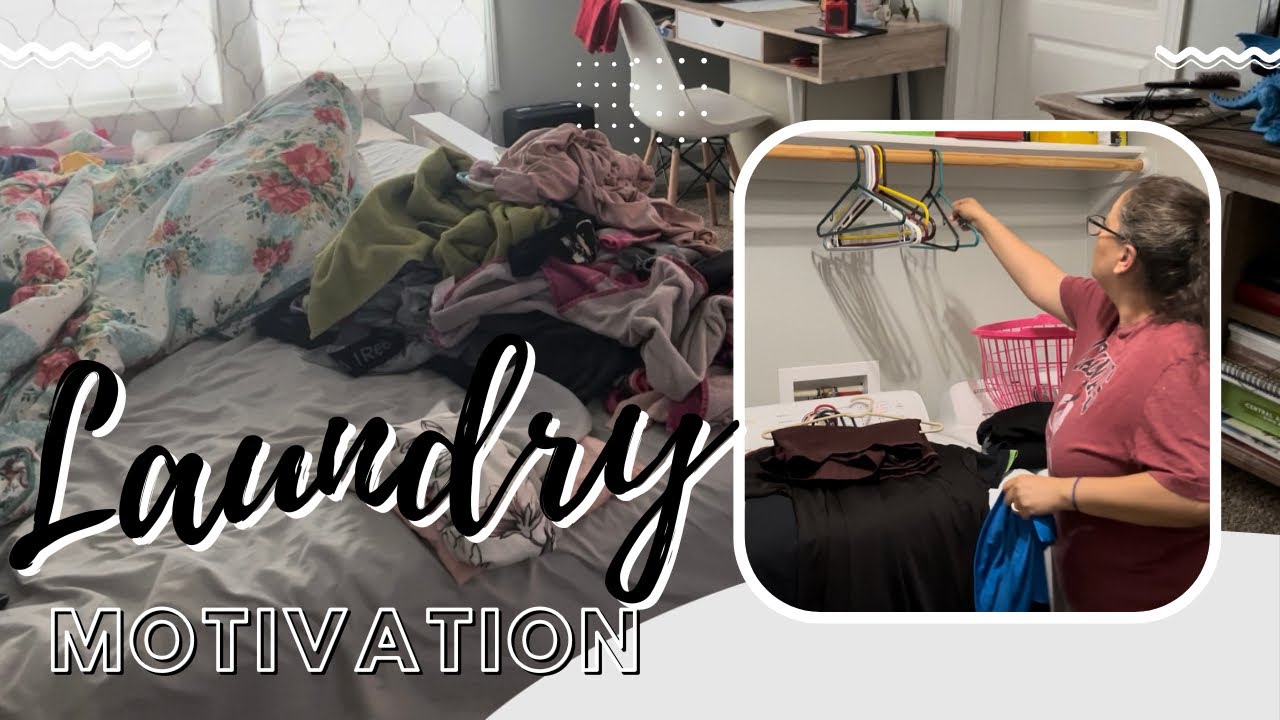 LET’S GET THIS LAUNDRY DONE | LAUNDRY MOTIVATION | CLEAN WITH ME |