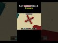 how minecraft hides treasures. #minecraft #gaming