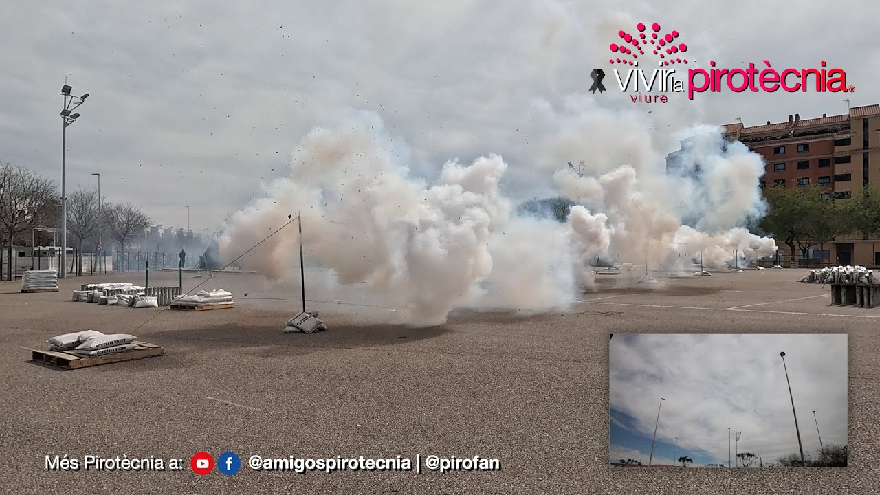 Magdalena de Castellón 2025, Mascletá Inicio de Fiestas, Sábado 22 de Marzo, Pirotecnia Pibierzo