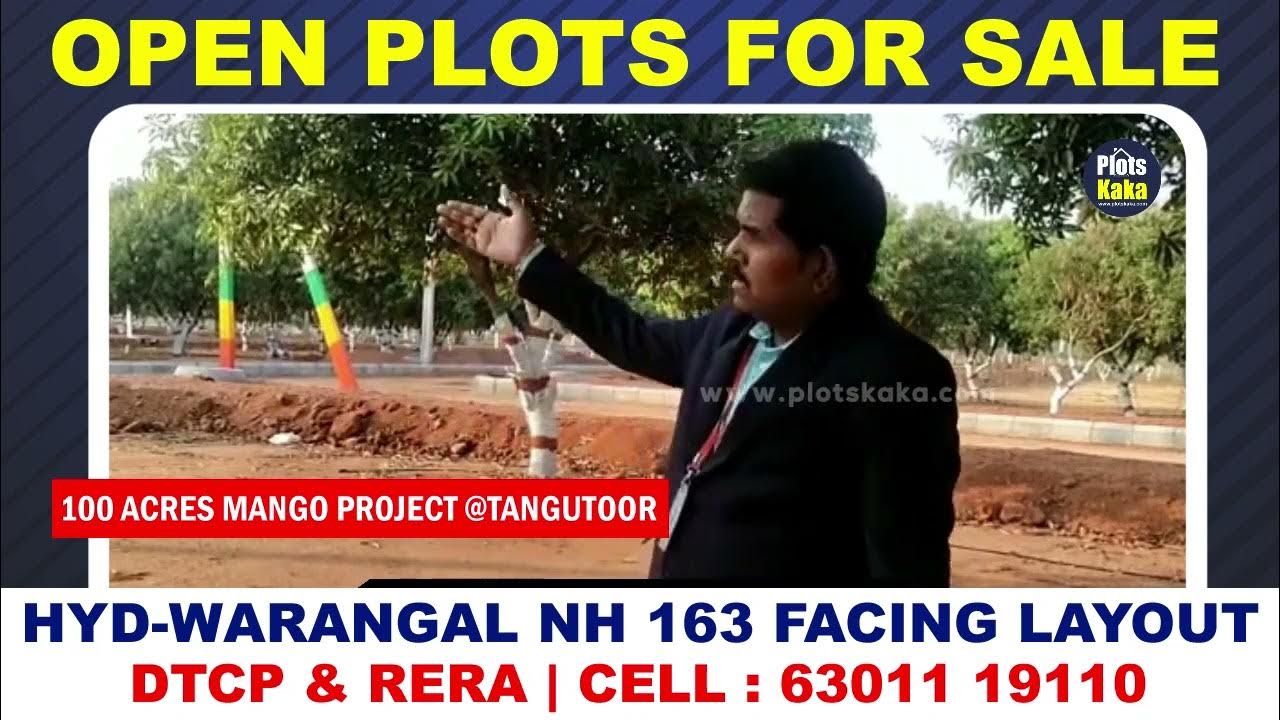 Villa Plots For Sale in Tangutur, Alair, Yadadri Bhuvanagiri Dist