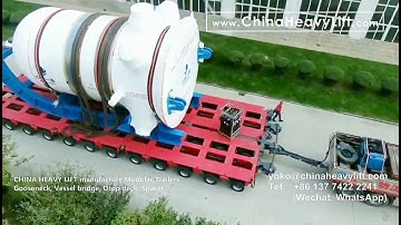 Modular Trailers, Gooseneck, Vessel bridge, Drop deck, Goldhofer, manufactured by CHINA HEAVY LIFT